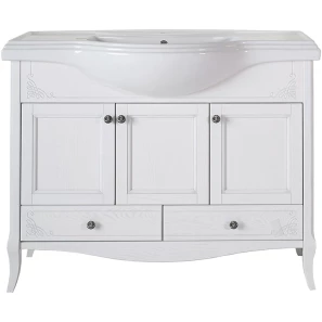 Изображение товара комплект мебели белый серебряная патина 106,5 см asb-woodline салерно