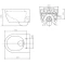 Комплект подвесной унитаз SSWW CT2038BLACK + система инсталляции Geberit 111.362.00.5 - 7
