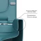 Подвесной безободковый унитаз с сиденьем микролифт Berges Ego XL 082140 - 4