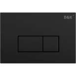 Изображение товара смывная клавиша d&k rhein черный матовый db1499025