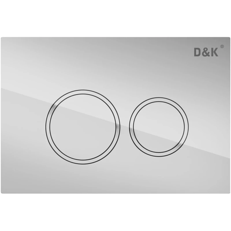 Смывная клавиша D&K Bayern глянцевый хром DB1529001