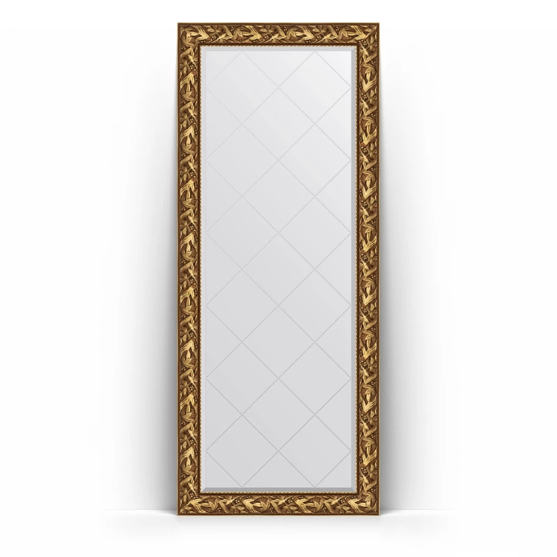 Зеркало напольное 84x203 см византия золото Evoform Exclusive-G Floor BY 6324