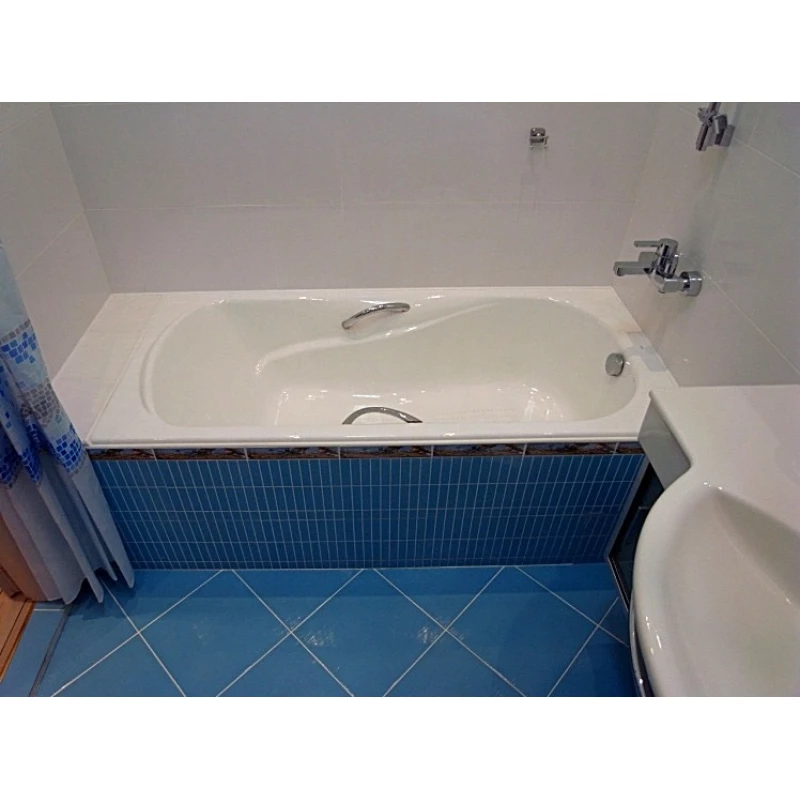 Чугунная ванна 170x80 см с противоскользящим покрытием Roca Haiti 2327G000R