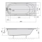 Акриловая ванна 180x80 см Alpen Satina 30111 - 3