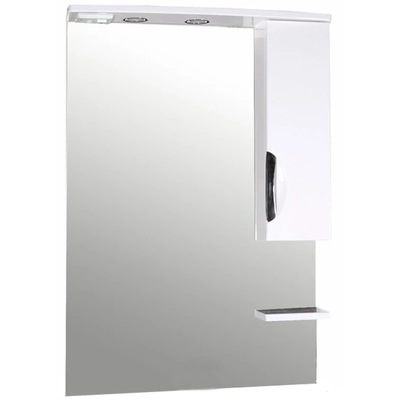 Зеркальный шкаф 67,2x106 см белый ASB-Mebel Мессина