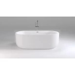 Изображение товара акриловая ванна 170x80 см black & white swan 109sb00