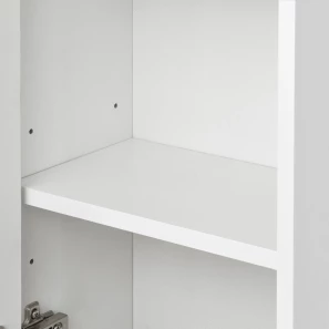Изображение товара шкаф одностворчатый 35x80 см белый глянец/дуб эндгрейн l/r акватон марти 1a270203my010