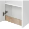 Шкаф одностворчатый 35x80 см белый глянец/дуб эндгрейн L/R Акватон Марти 1A270203MY010 - 4