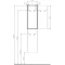 Шкаф одностворчатый 35x80 см белый глянец/дуб эндгрейн L/R Акватон Марти 1A270203MY010 - 12