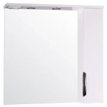 Изображение товара зеркальный шкаф 77,8x78,1 см белый asb-mebel миранда