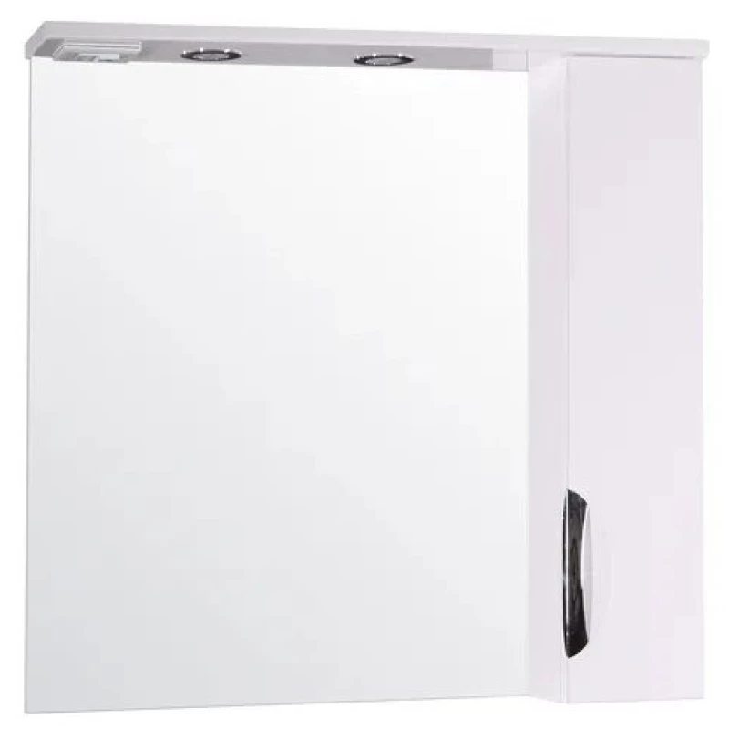 Зеркальный шкаф 77,8x78,1 см белый ASB-Mebel Миранда