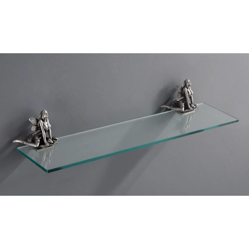 Полка стеклянная 60 см серебро Art&Max Fairy AM-0983-T
