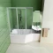 Асимметричная акриловая ванна BeHappy 170 x 75 P Ravak C171000000 - 4