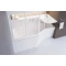 Асимметричная акриловая ванна BeHappy 170 x 75 P Ravak C171000000 - 5
