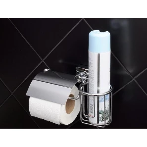 Изображение товара держатель туалетной бумаги и освежителя воздуха fixsen kvadro fx-61309+10