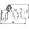 Держатель туалетной бумаги и освежителя воздуха Hayta Classic Bronze 13903-3B/BRONZE - 2