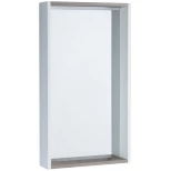 Изображение товара зеркало 45,9x81,9 см белый глянец/джарра акватон бэлла 1a221702bbaz0