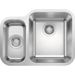 Изображение товара кухонная мойка blanco supra 340/180-u полированная сталь 525214