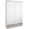 Зеркальный шкаф 55,2x82 см дуб крафт белый Sanflor Чикаго C08222 - 1