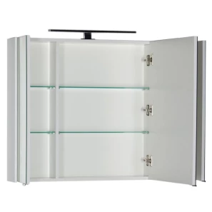 Изображение товара зеркальный шкаф 100x75 см белый aquanet латина 00179636