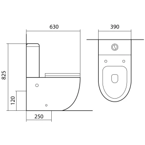 Изображение товара унитаз-компакт безободковый с сиденьем микролифт aquatek европа aq2903-00