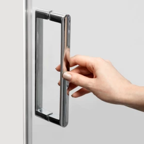Изображение товара душевая дверь 85-95 см прозрачное стекло wasserkraft berkel 48p04