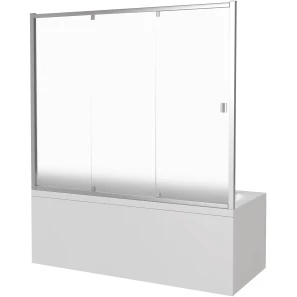 Изображение товара шторка для ванны 160 см good door screen wtw-160-g-ch grape