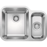 Изображение товара кухонная мойка blanco supra 340/180-u полированная сталь 525216
