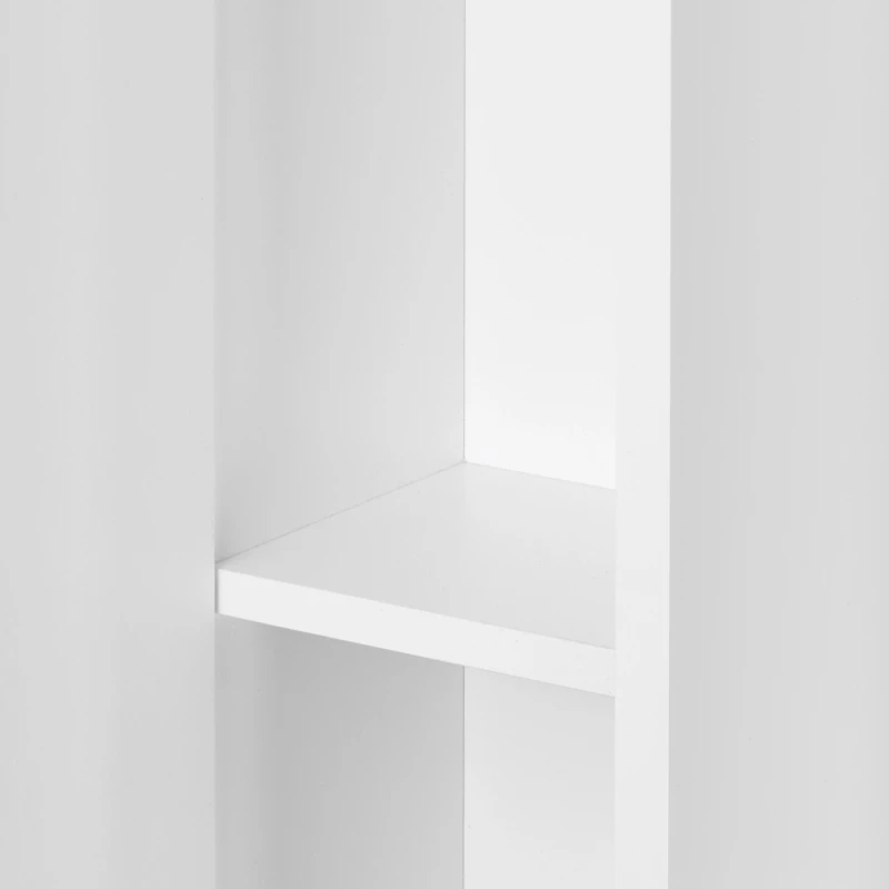 Зеркальный шкаф 58,6x79,8 см белый глянец L Акватон Джимми 1A034002DJ01L