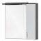 Зеркальный шкаф 75x74,6 см венге/белый Aquanet Тиана 00183655 - 4