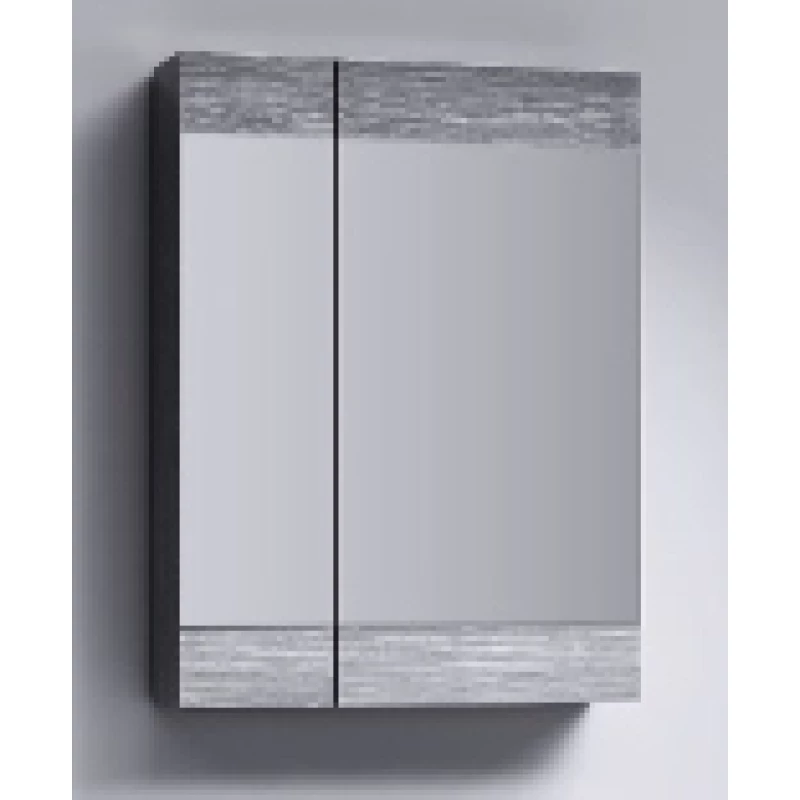 Зеркальный шкаф без подсветки дуб седой 60x80 см Aqwella Brig Br.04.06/Gray