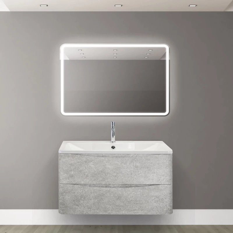 Зеркало 90x60 см BelBagno Marino SPC-MAR-900-600-LED-BTN