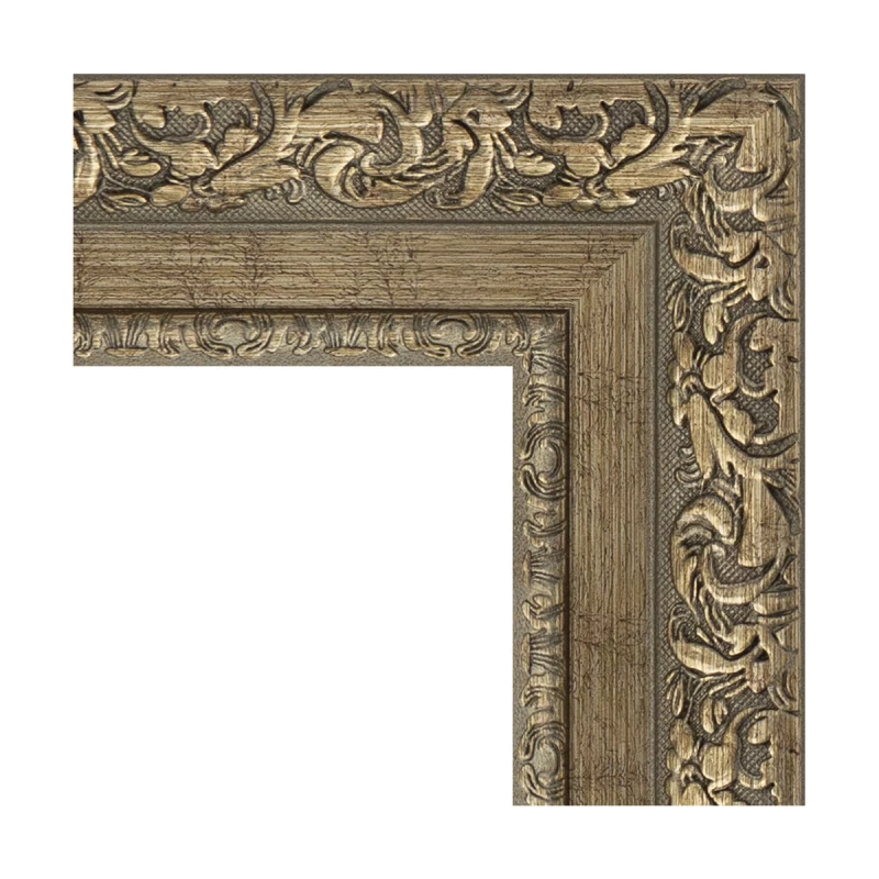 Зеркало напольное 80x200 см виньетка античная латунь Evoform Exclusive Floor BY 6115