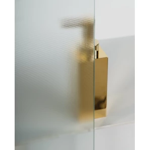 Изображение товара шторка для ванны 80 см belbagno sela sela-v-1-80/140-p-cr-r текстурное стекло