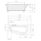Акриловая ванна 170x80 см R Alpen Tigra A00611 - 3