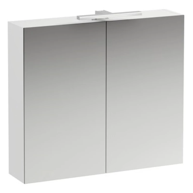 Зеркальный шкаф 80x70 см белый матовый Laufen Base 4.0280.2.110.260.1