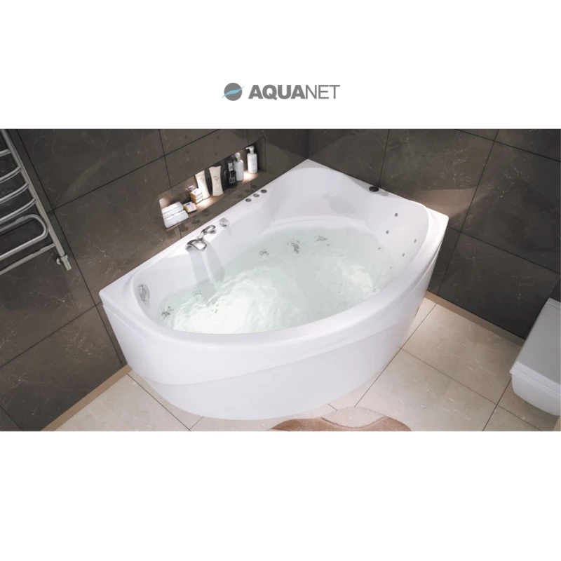 Акриловая ванна 160,4x110 см правая Aquanet Jamaica 00205503