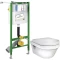 Комплект подвесной унитаз Gustavsberg Hygienic Flush 5G84HR01  727550 - 1