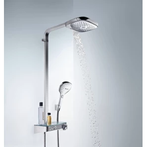 Изображение товара душевая система hansgrohe raindance select e 300 3jet showerpipe 27127400