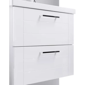 Изображение товара комплект мебели белый глянец 101,5 см aqwella manchester man01102 + 4640021065204 + mc.04.10