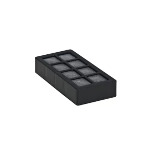Изображение товара смывная клавиша geberit sigma40 черный/матовый алюминий для двойного смыва со встроенной системой удаления запаха 115.600.kr.1