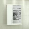 Зеркальный шкаф 59x74 см белый глянец Санта Дублин 123001 - 1