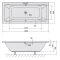 Акриловая ванна 180x80 см Alpen Krysta 71710 - 3
