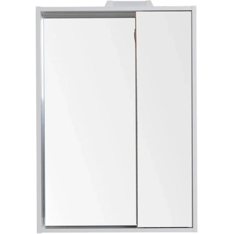 Зеркальный шкаф 60x85 см с подсветкой белый Aquanet Клио 00189228