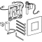 Система электронного управления смывом писсуара, питание от батарей, защитная крышка типа 30 Geberit альпийский белый 116.037.KJ.1 - 4