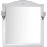 Изображение товара зеркало 79x90,1 см белый серебряная патина asb-woodline салерно 4627072675859