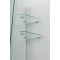 Шторка для ванны 90 см Cezares STREAM-VFS-11-90/150-C-Cr прозрачное - 2