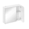 Зеркальный шкаф белый глянец 71,2x61 см Edelform Forte 2-766-00-S - 7