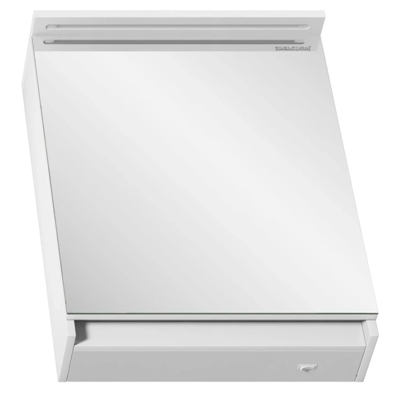 Зеркальный шкаф белый глянец 55,2x71,1 см Edelform Amata 2-782-00-S