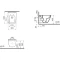 Комплект подвесной унитаз + система инсталляции VitrA Integra Square 9856B003-7206 - 10